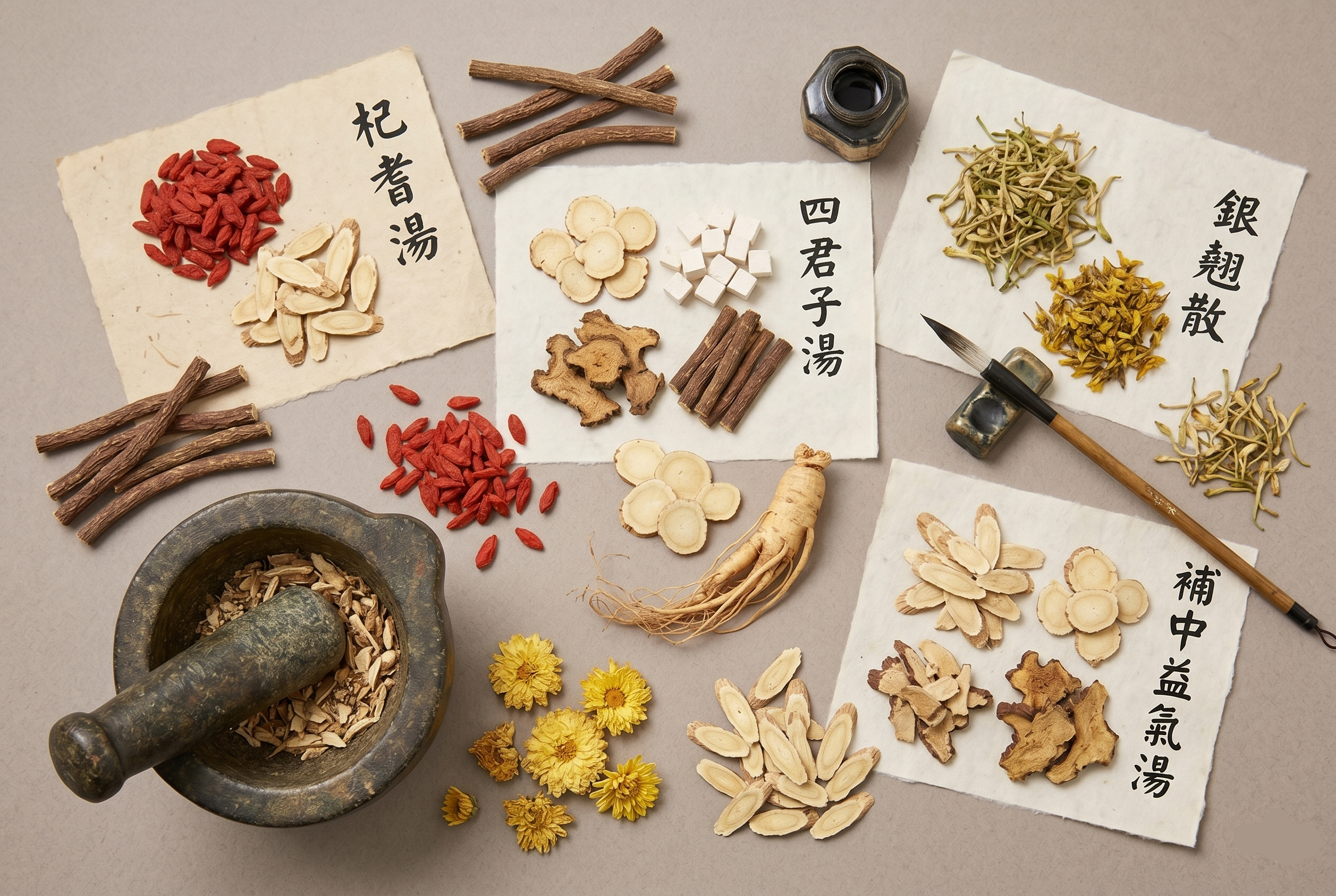 Elegant display of Chinese herbal medicine