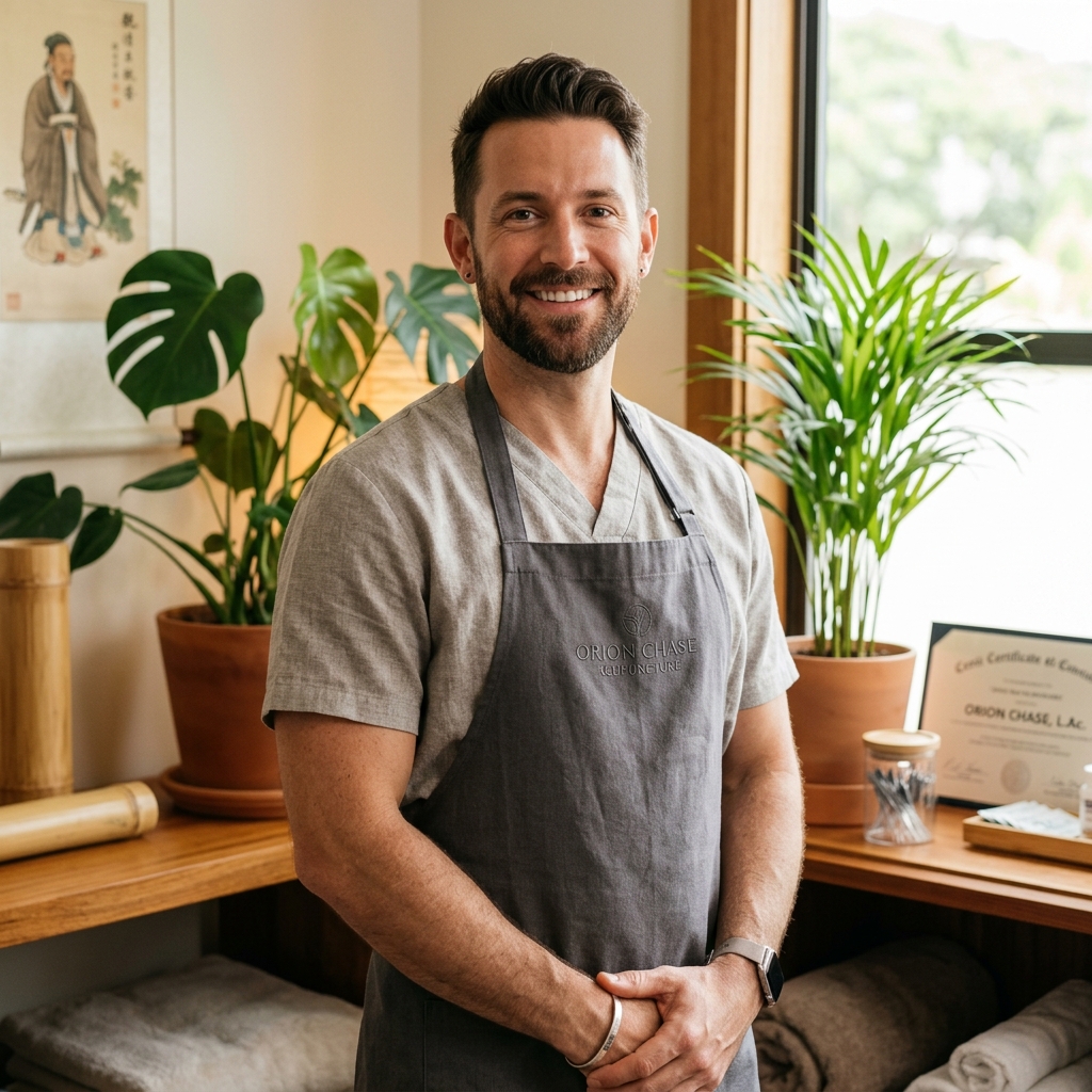 Orion Chase, licensed acupuncturist at Troncones Acupuncture