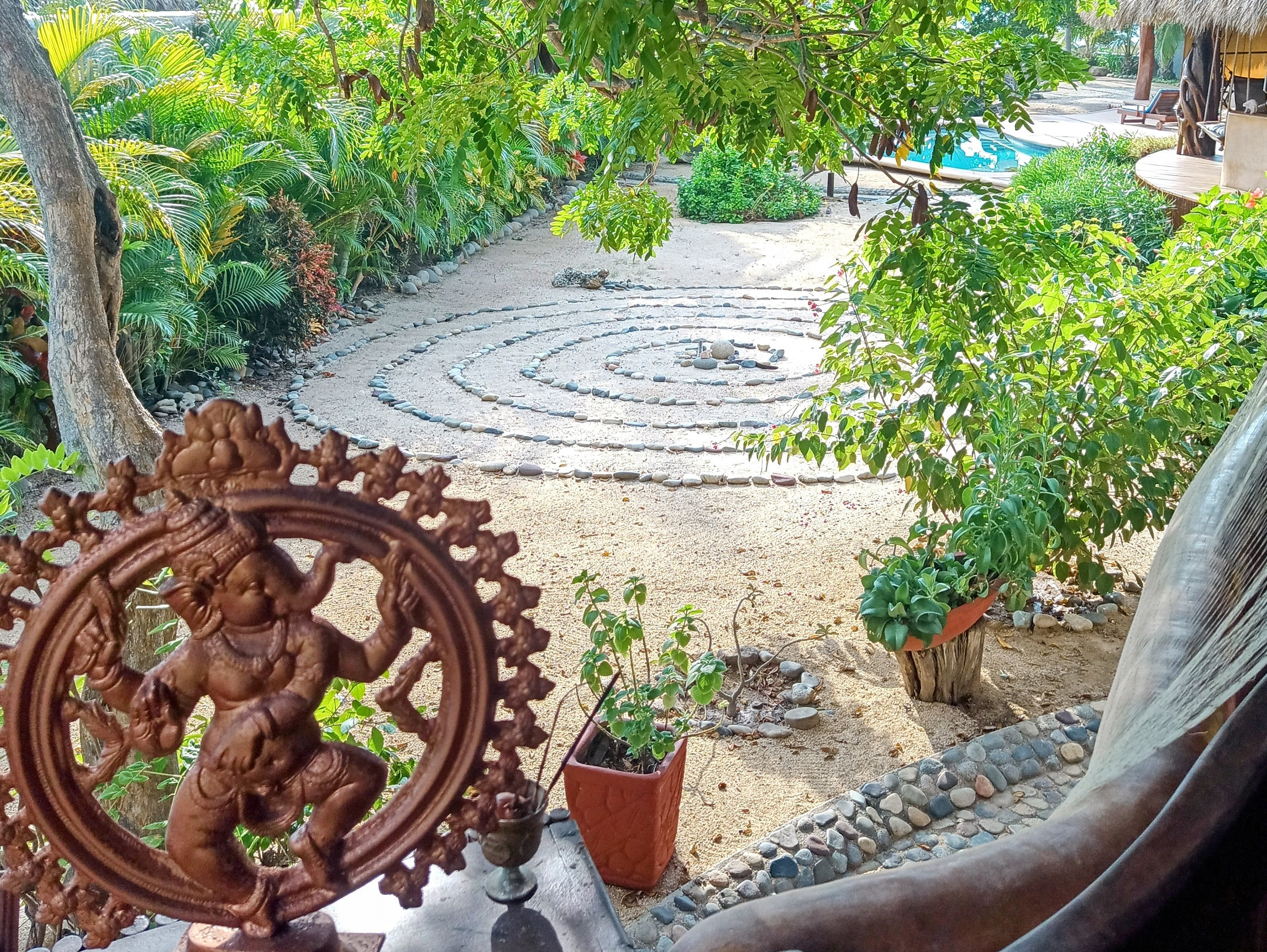 Exterior of Troncones Acupuncture clinic in Troncones, Guerrero, Mexico